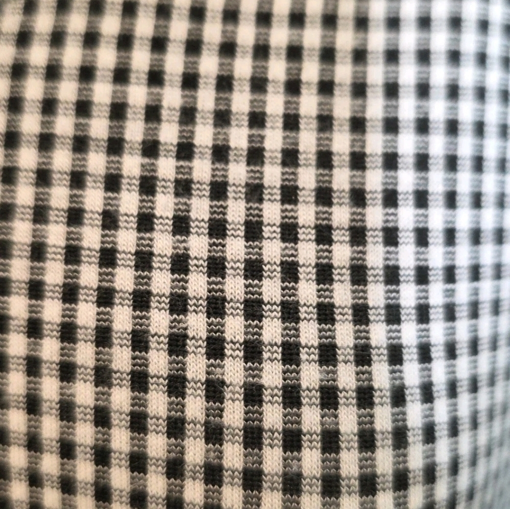 319. Weatherproof Vintage Women's XL Black Gingham Hoodie - Picture 4 of 7